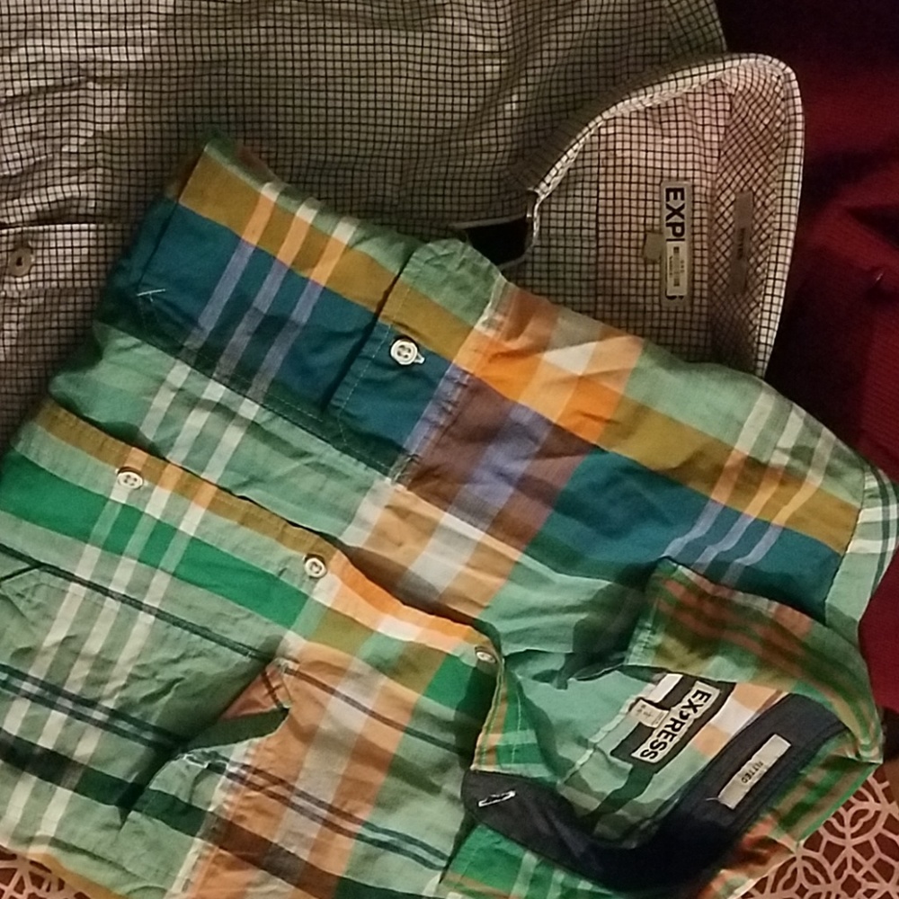 Two express mens shirts (bundle)